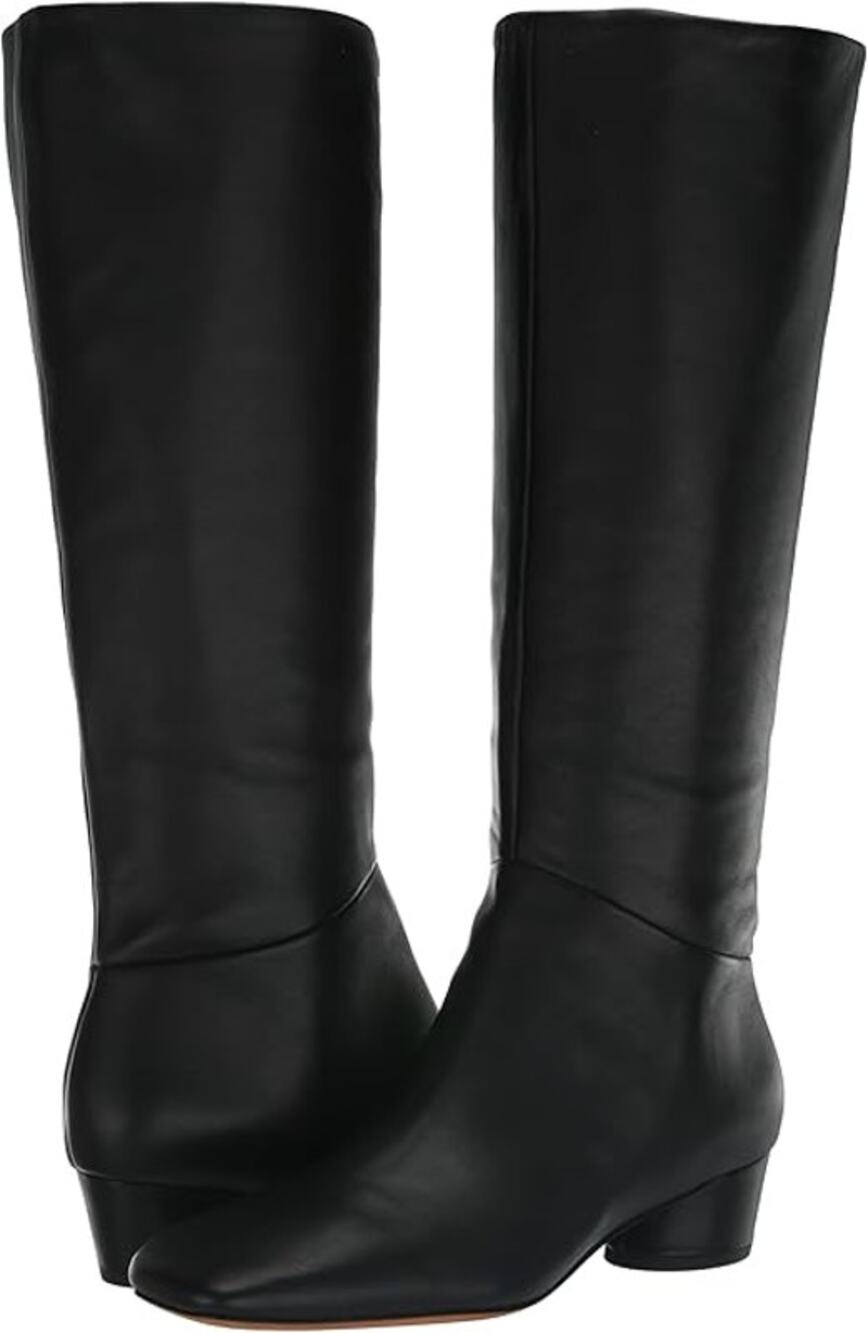 Vince Ramona Boots Leather Square Toe Knee High Minimalist Preppy Fall Winter 5M